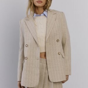 Yacht Club Blazer Beige