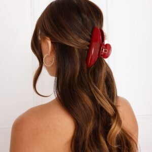 Cherry Pop Claw Clip Burgundy