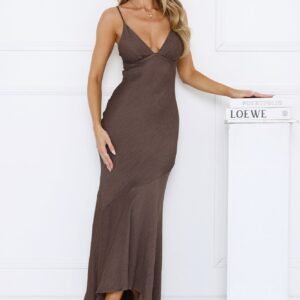 Live Action Maxi Dress Brown